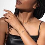 Колье Messika Baby Move Pavé, желтое золото/бриллианты - фото 3