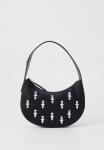 Сумка KARL LAGERFELD SOIREE HALF MOON EMBELL, Black - фото