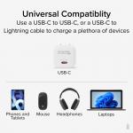Зарядное устройство Plugable 30W GaN USB-C Wall Charger (White, 3-Pack) PS-30C1W-3X - фото 4