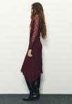 Платье PULL&BEAR Day dress, Bordeaux - фото 3