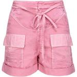 Карманы с декором, шорты из пике PINKO, розовый - фото 3