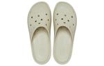 Кроссовки (WMNS) Crocs Classic Platform Slide 'Bone', бежевый - фото 5