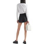 Шорты женские Prada с логотипом, черный - фото 3