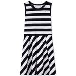 Tommy Hilfiger Платье black white stripes kids' - фото 3