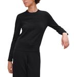 Кашемировый свитер женский черный Hermes - фото