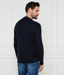 Джемпер мужской Joop! вязаный с узором, синий - фото 3