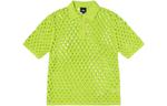 SS23 Рубашка поло унисекс Stussy, зеленый - фото