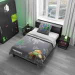 Двустороннее постельное белье Phoenix MINECRAFT, серый - текстиль - 135 x 1 x 200 см - фото 2