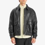 Куртка-Бомбер из кожи Piston Studio Nicholson, черный - фото 2