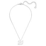 Swarovski Родированное колье Swan Women's White Gold - фото 10