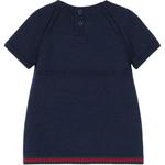 Платье с коротким рукавом для малышей GUCCI, темно-синий - фото 2