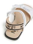 Сандалии с бантами Nº21 Kids, белый - фото 4