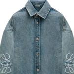 LOEWE Джимовая рубашка, Light Blue - фото 6