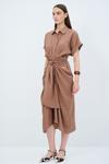 Платье adL Shirt dress, Brown - фото 2