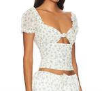 Топ Chateau в синем цвете for Love & Lemons - фото