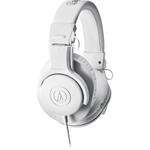 Закрытые мониторные наушники Audio-Technica ATH-M20x (белые) - фото