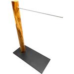 Ощутите оливковое дерево: фруктовая чаша Держатель для бананов/винограда из оливкового дерева, 1 шт., из комбинированного материала, бережное хранение, предотвращает вмятины и способствует дозреванию Olivenholz-Erleben, коричневый - фото 2