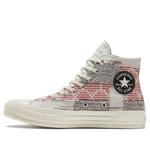 Кроссовки chuck 70 high 'patchwork - twill' Converse, серый - фото