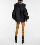 Нейлоновая куртка с открытыми плечами Prada, Nero - фото 3