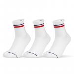 Низкие носки унисекс набор из 3 пар LINING, белый - фото