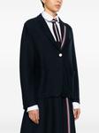 Thom Browne блейзер из джерси с декором RWB, синий - фото 3