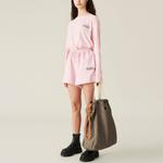 GANNI Мягкие шорты Isoli 'Lilac' - фото 4