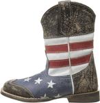 Ботинки Roper Kids  Sanded Leather Upper, Blue - фото 4