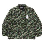 Куртка BAPE ABC Camo NYC Logo Coach Jacket, Green - фото