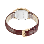 Часы Julia Gold Burgundy Leather Burker - фото 3