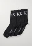 Носки Calvin Klein Underwear WOMEN SOCK MONOGRAM ECOMM 4 PACK, Black - фото
