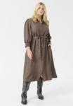 Платье Kaffe Curve Shirt dress, Deep Taupe Cc/Brown - фото