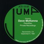 CD диск McKenna, Dave: Pianodisc Private Recordings - фото