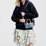 LOUIS VUITTON Луи Виттон Нано Спиди Монограмм Деним Блю - фото 8