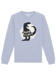 Толстовка wat? Apparel Papasaurus, цвет serene blue - фото 2