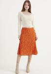 Юбка А-силуэта Herita, цвет orange - фото
