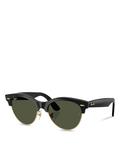 Солнцезащитные очки Clubmaster Way Round, 54 мм Ray-Ban, зеленый - фото