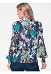 Короткий размер: блузка Goldner, мультиколор - фото 2