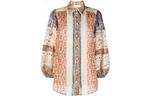 Пайсли с принтом блузка с буфами Zimmermann, Мультиколор - фото