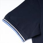 Поло Outlet Prada с логотипом, темно-синий - фото 5