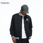 Mitchell Ness Куртка Unisex Black Baseball Collar Moderate Pilot - фото 6