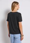 Футболка Street One Basic T-shirt, Schwarz/Black - фото 3