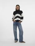 Свитер VERO MODA VMRaisa, Black/White - фото 5