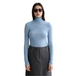 Лонгслив Scotch & Soda Roll Up, синий - фото