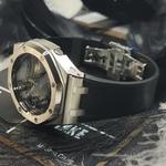 Часы Casio G-Shock Analog-Digital 2100 Series, арт. GA-2100-1A1, черный/серебристый/черный - фото 6