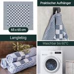 Чайные полотенца Zollner, 65x65 см, синий - фото 4