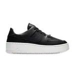 Кроссовки Nike Wmns Air Force 1 Sage Low 'Black', черный - фото