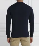 Свитер regular fit Lacoste, темно-синий - фото 4