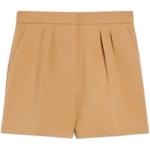 Шорты Max Mara Zic MaxMara, коричневый - фото