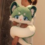 Плюшевая кукла Meowth Snake Pillow Bitter purchase, зеленый - фото 3