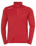 Рубашка uhlsport 1/4 ZIP TOP ESSENTIAL, красный - фото